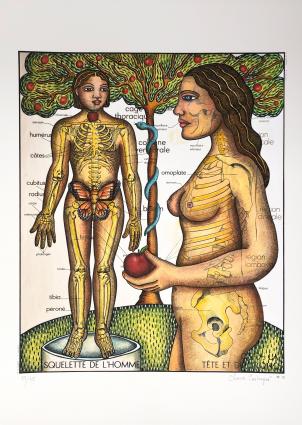 Adam, Eve et la pomme